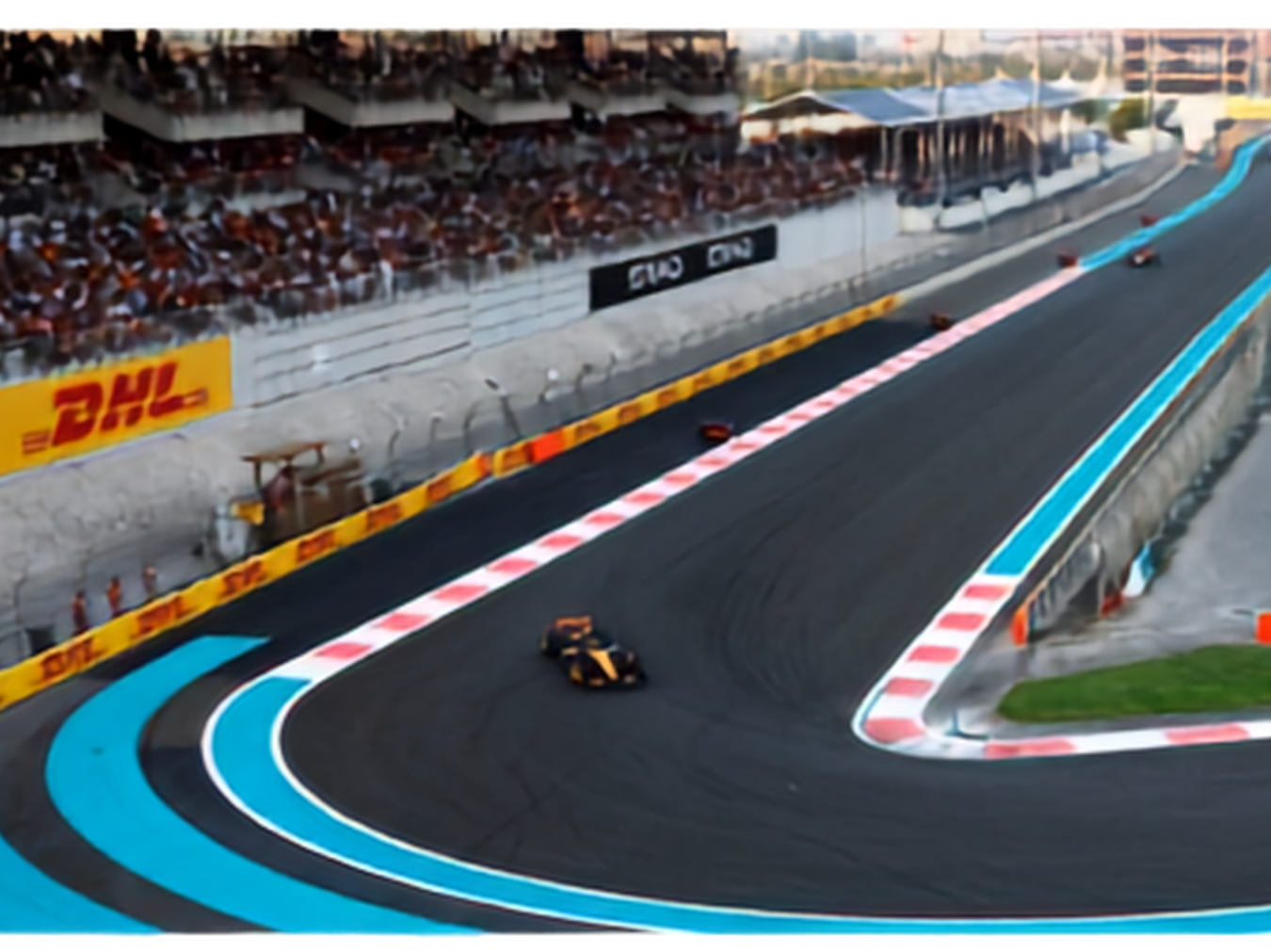 west straight f1 abu dhabi gp