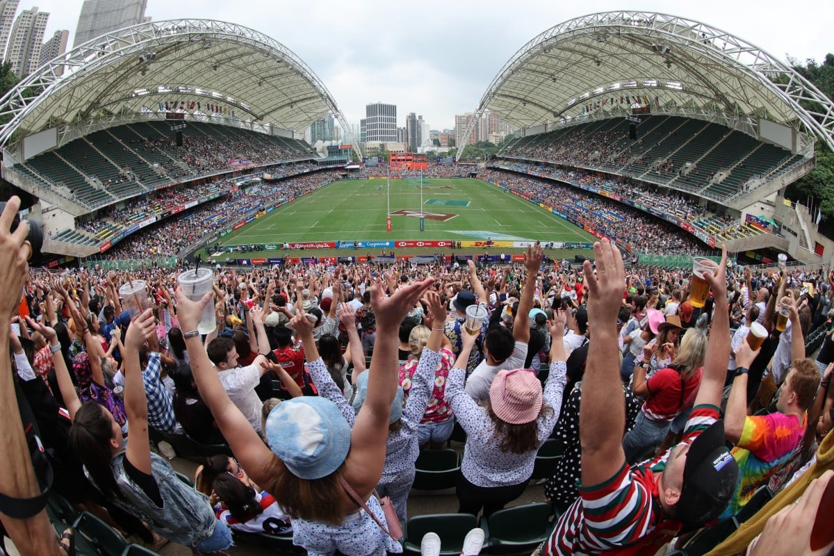 Hong Kong Sevens rugby at Kai Tak Stadium