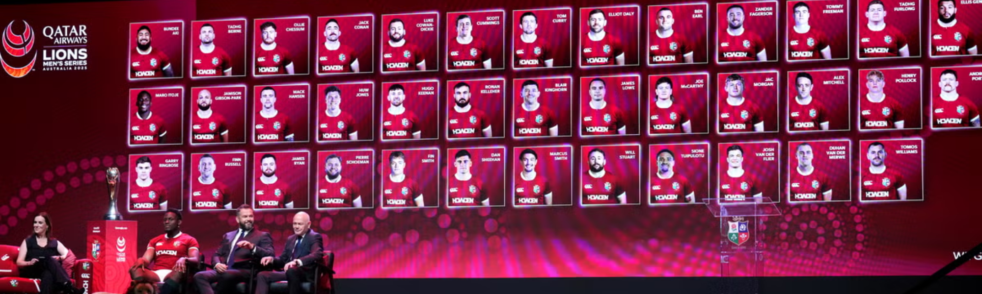 Farrell Lions Squad 2025