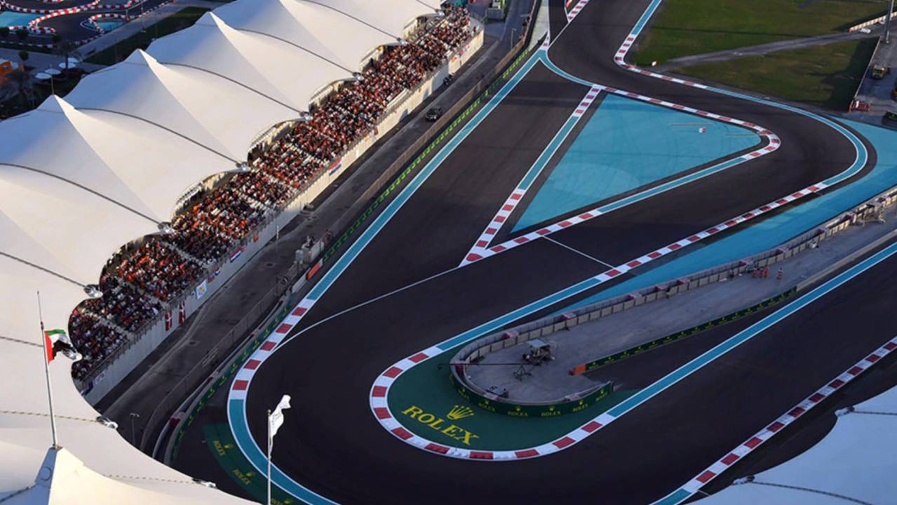 The North Grandstand above the Turn 5 braking zone