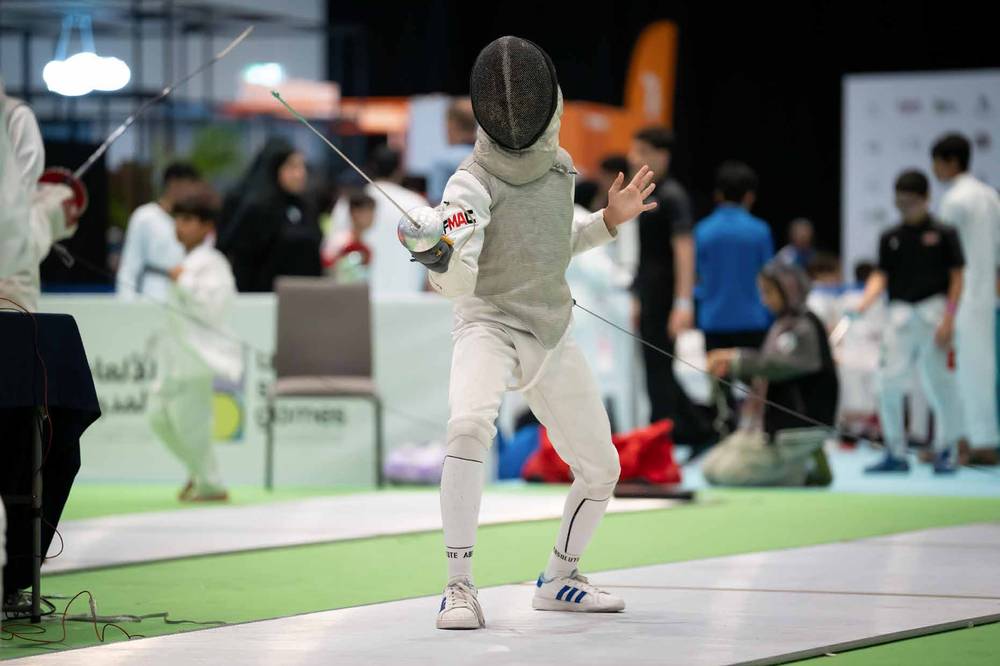 Fencer at the finals