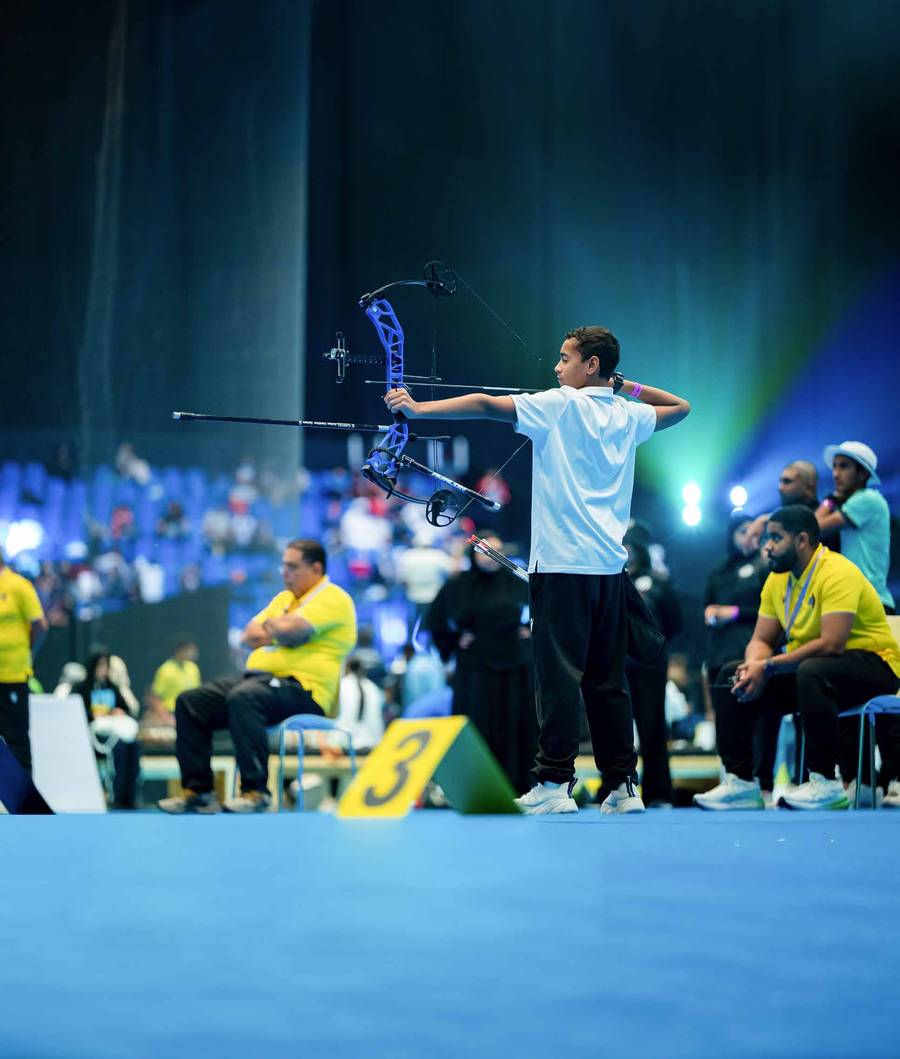 Student playing in the tech-driven fan zone