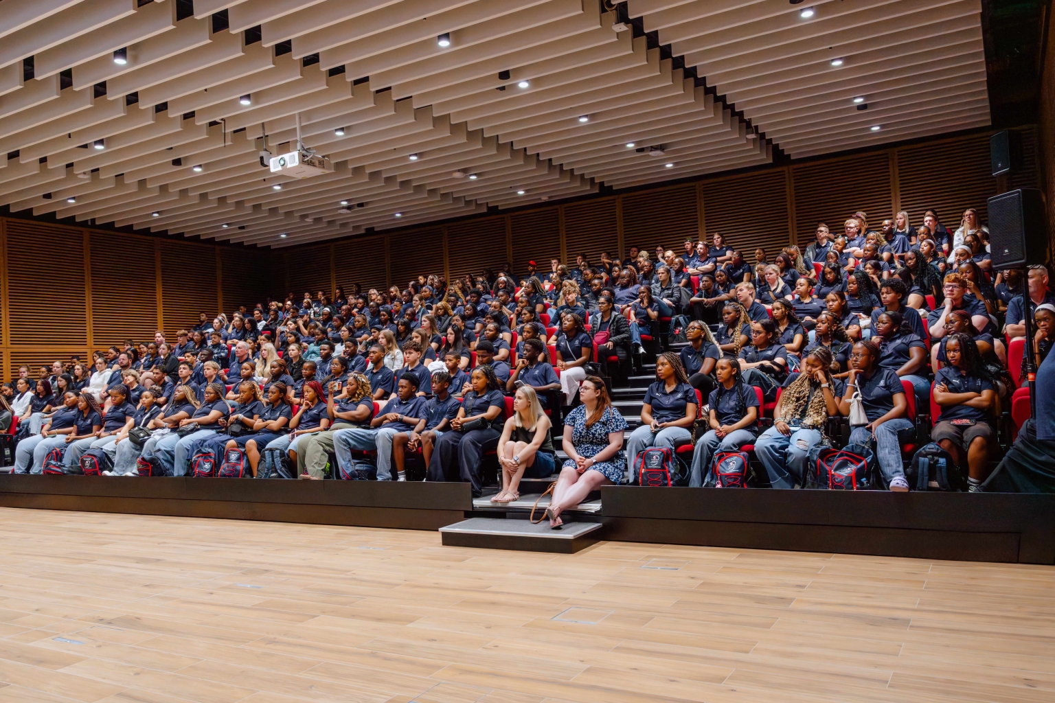 Visiting school group at a UAE venue