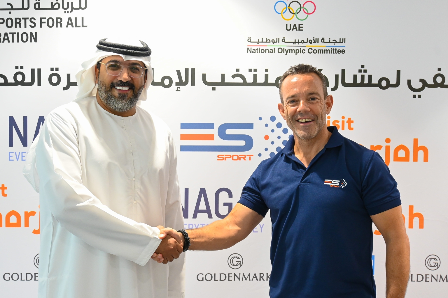 ES Sport partnership signing with the UAE National Olympic Committee