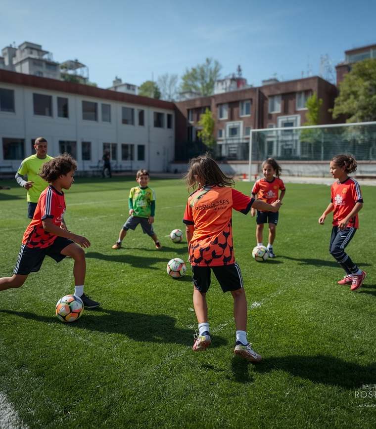 Provn Academy players in an outdoor training session