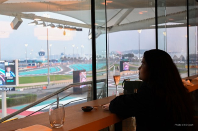 The view from inside the suite