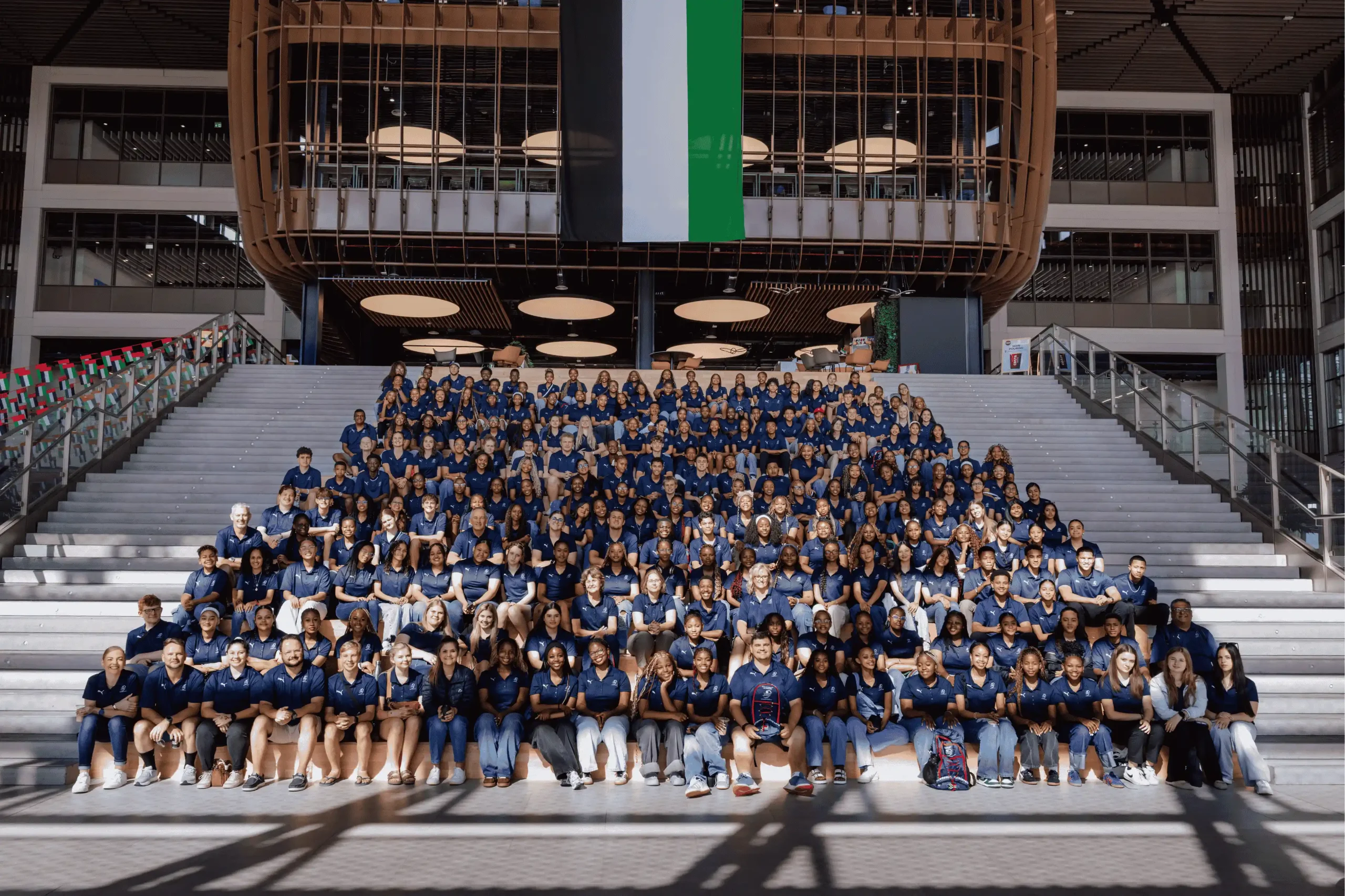 Student team tour in the UAE